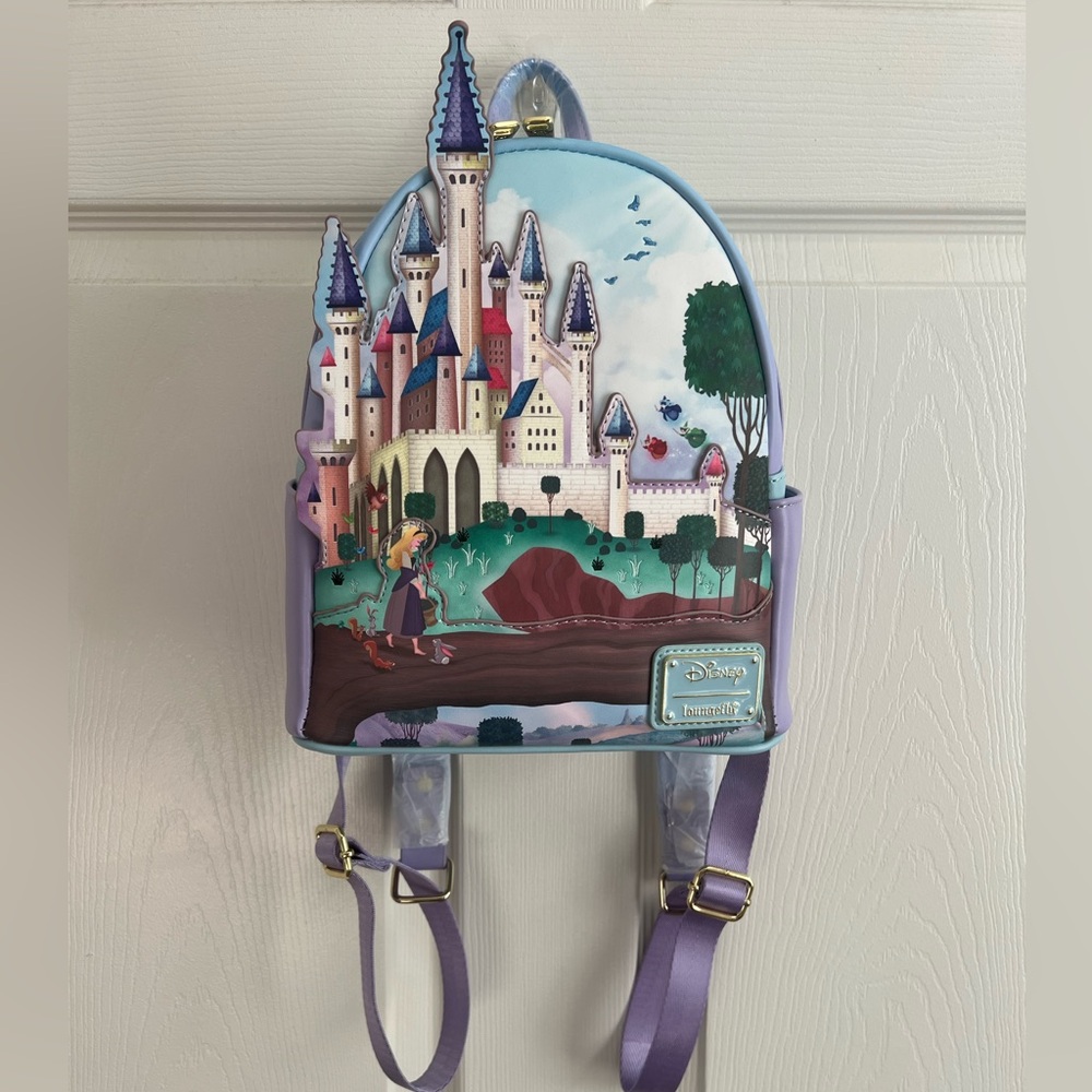 BRAND NEW | Disney Loungefly Sleeping Beauty Castle Bag